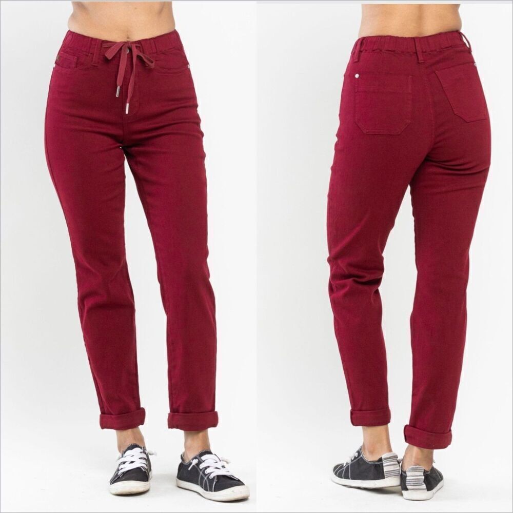 Judy Blue Garment Dyed High Waist Scarlett Jogger Jeans Size 9/29 Stretch